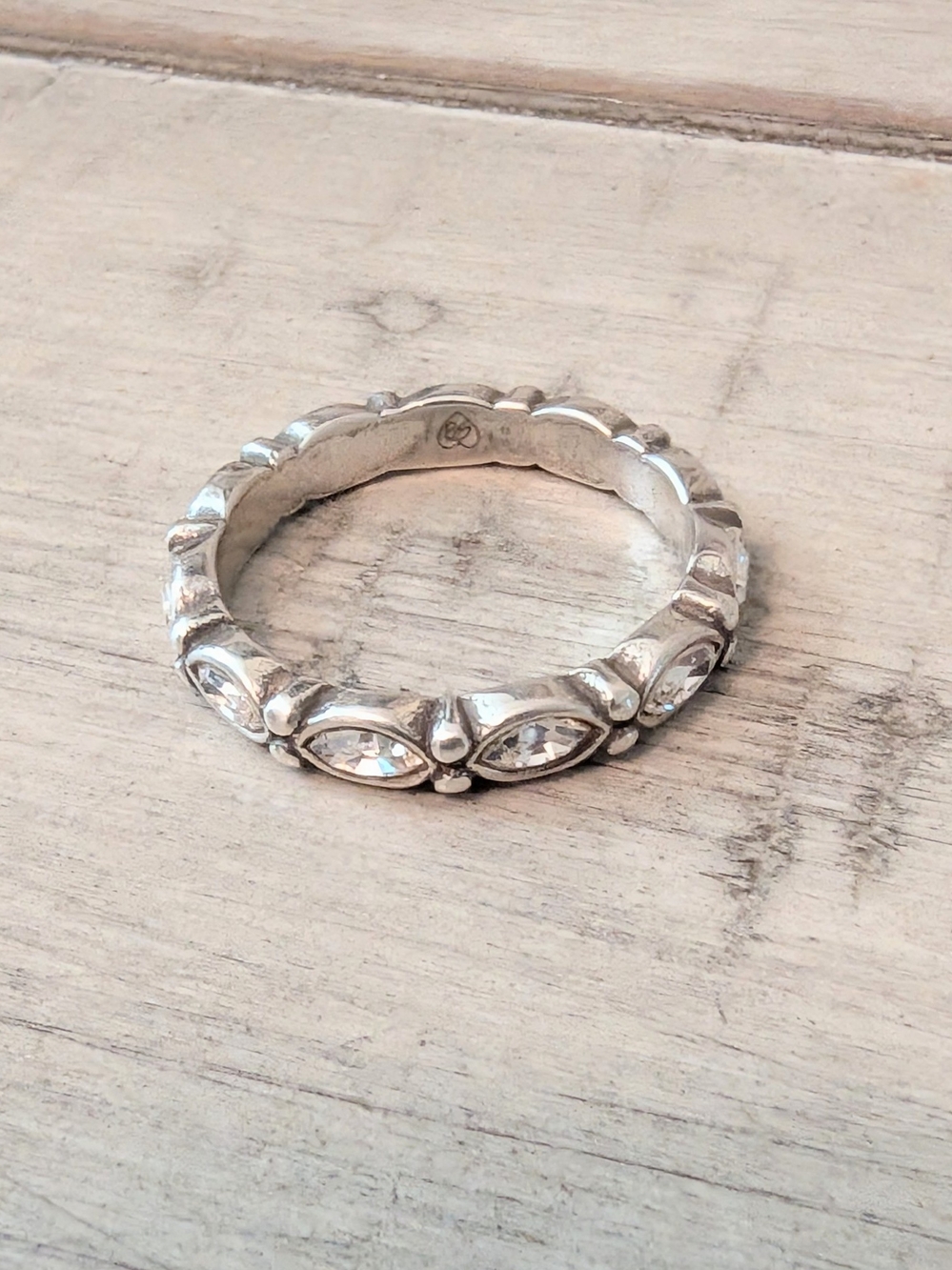 Brighton Scalloped Stack Ring Size 7